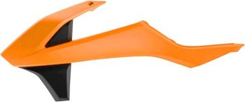 Osłony chłodnicy (komplet) ktm sx/sxf `16-18 exc `17-19 kolor żółty fluo/czarny